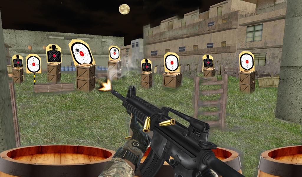 Shooting practice simulator game