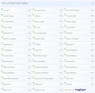 Planet Cafe Kottakkal menu 3