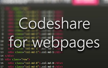 Codeshare For Webpages Preview image 0