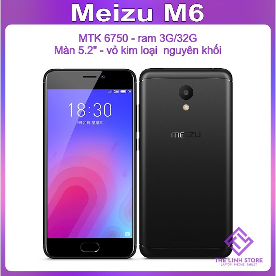 Điện Thoại Meizu M6 Vỏ Kim Loại - Mtk 6750 Ram 3G 32G