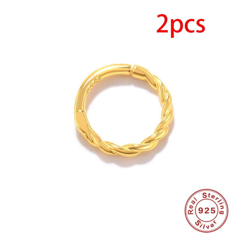 Sterling Silber Nasenring nahtlos, Knorpel Piercing, geteilter Ring, schlichtes Design, hypoallergen, einfach einzusetzen.