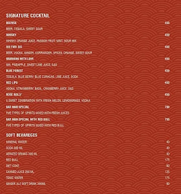 Grill's n Chill's - Barbeque menu 