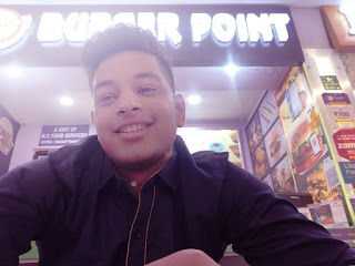 Lakshay Yadav at Burger Point, MGF Metropolis Mall,  photos