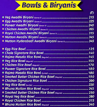 The Biryani Life menu 1