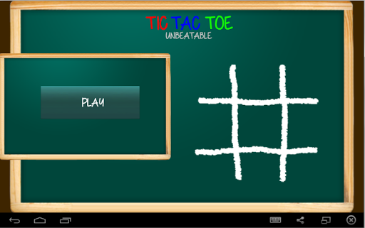 Unbeatable TIC TAC TOE