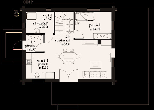 Gryfice 23 dw - Rzut parteru