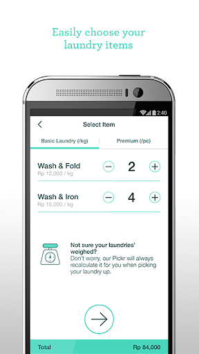 Taptopick - On-demand Laundry