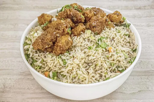 Veg Manchurian Fried Rice