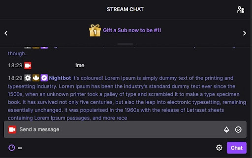 Twitch Colour Me Chat