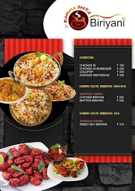 Namma Veetu Biriyani menu 1