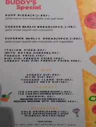 Buddy Pizza Nikol menu 2