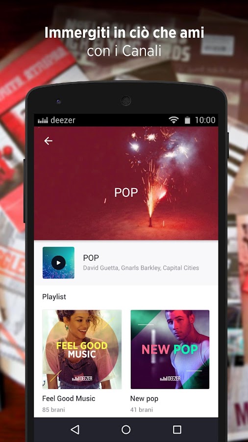 Deezer music app download