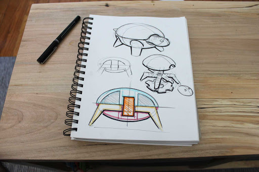 Hand Drawn Designs for the Squishy Turtle Toys