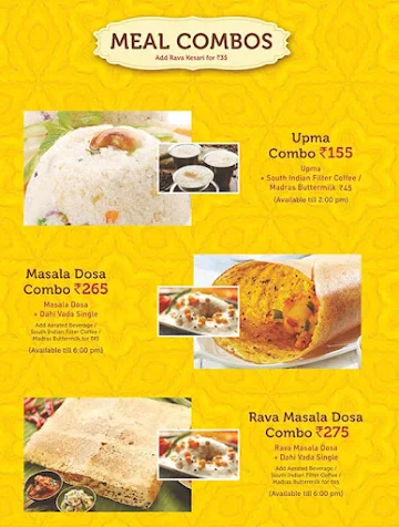 Sagar Ratna menu 