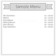 Balaji Bakery And Namkeen Bhandar menu 1