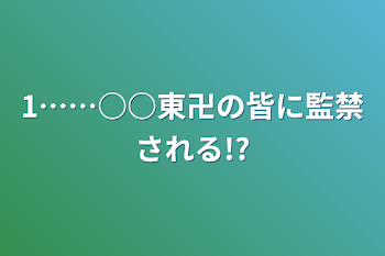 1……○○東卍の皆に監禁される!?