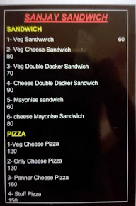 Sanjay Sandwich menu 4