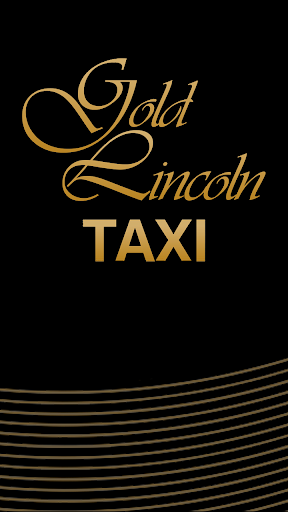 Gold Lincoln Taxi