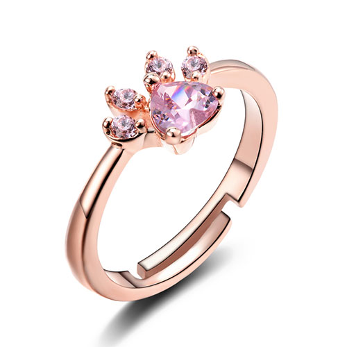 Rose gold ring