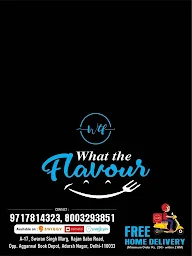 What The Flavour menu 6