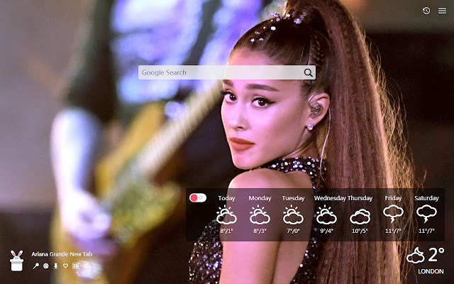 Ariana Grande New Tab, Hintergründe HD