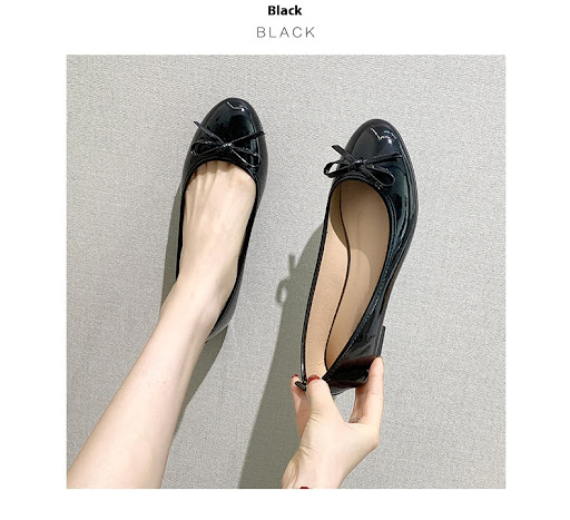 Title 6, Round Toe Bowknot Soft Bottom Flats for Women C...