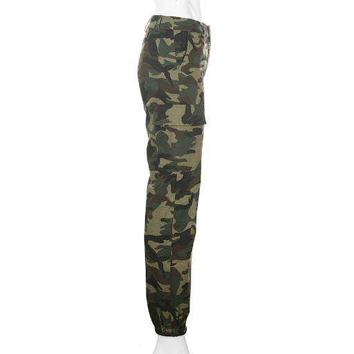 Title 4, Sexy Pocket Cargo Pants for Women, Clash Camo C...