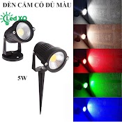 Đèn Led Rọi Cắm Cỏ Sân Vườn, Đèn Rọi Gốc Cây, Đèn Trang Trí Tiểu Cảnh. Công Suất 5W