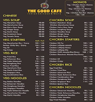 The Good Cafe menu 1