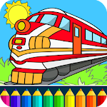 Cover Image of Descargar Juego de trenes: libro para colorear. 6.3.0 APK