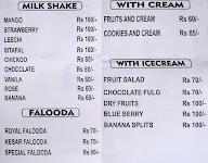 Tasty Khana menu 1