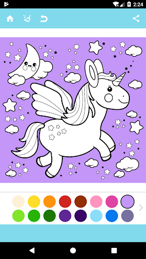 Unicorn Coloring Book