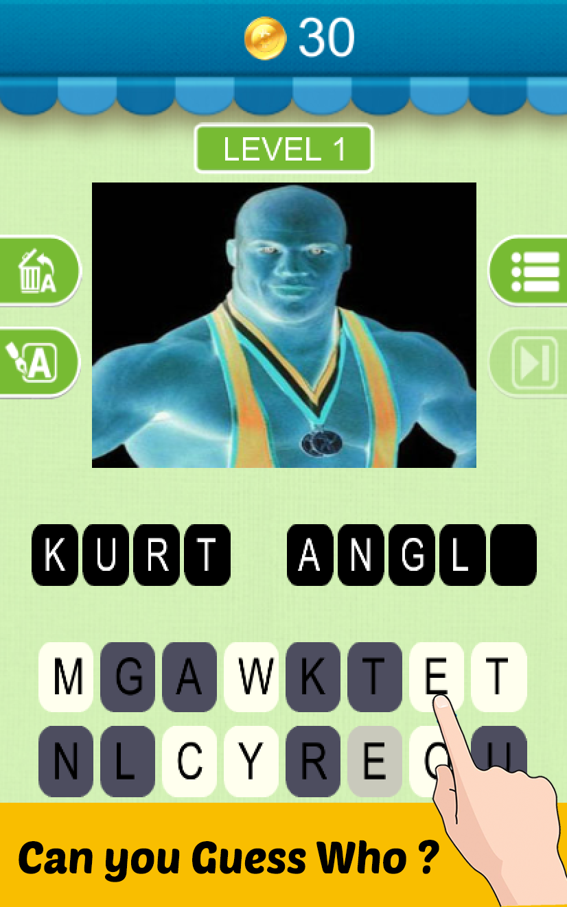 Guess the Wrestlers Quiz New Screen 1