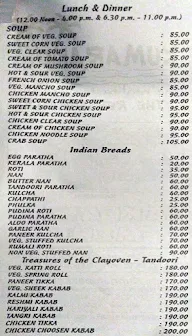 Kumarakom menu 2