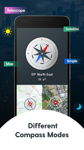 Screenshot GPS Navigation, Map Directions