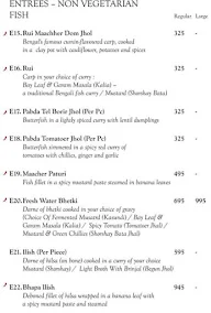 Oh! Calcutta menu 7