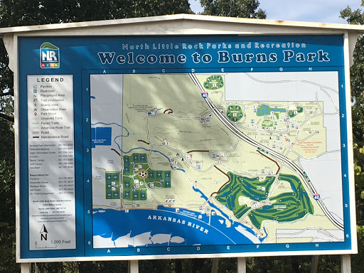 Burns Park Map