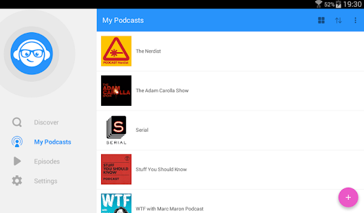 WeCast - Listen to Podcasts Tangkapan layar