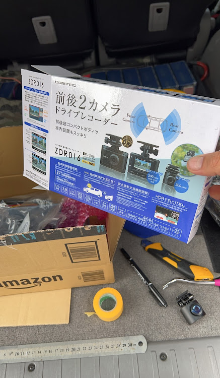 4ランナーのドライブレコーダー取付・4ランナー・4runner・215サーフ・US TOYOTAに関するカスタム事例の投稿画像2枚目