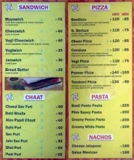 Chaatwich menu 5