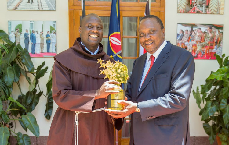 President Uhuru Kenyatta met teacher Tabichi at State House Nairobi on Friday, March 29, 2019.