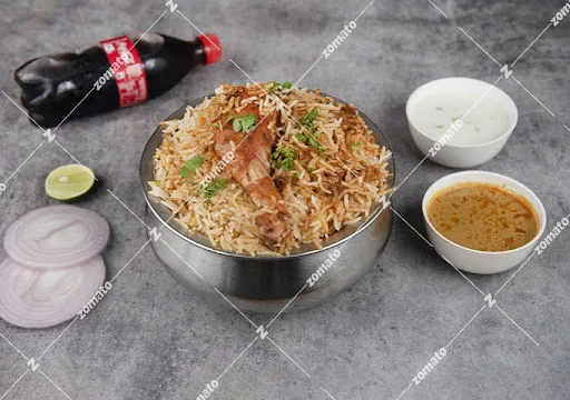 Chicken Biryani Single + Soft Drink 250 Ml