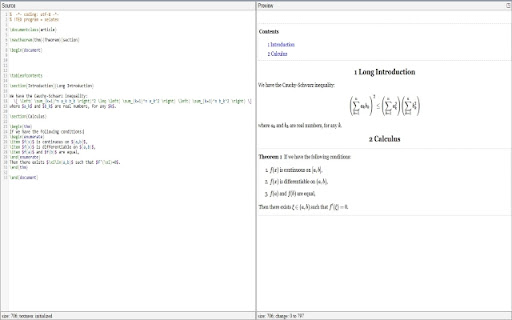 Math Equations Editor / Latex Editor