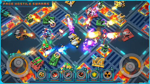 Blocky Bot  Endless Top-Down Shooter