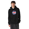 uniform experiment x keith haring x fragment design sweat hoodie black blue print