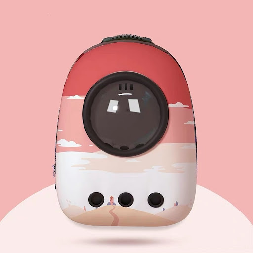 Title 2, Transparent Portable Pet Outing Space Capsule B...