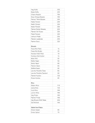 Open Mic Cafe menu 1