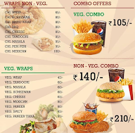 R K Burger menu 2