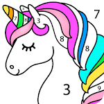 Cover Image of Tải xuống Unicorn Color by Number – Unicorn Coloring Book 1.0.5 APK