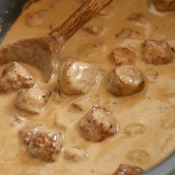 Crock Pot Swedish Meatballs - The Country Cook slow cooker